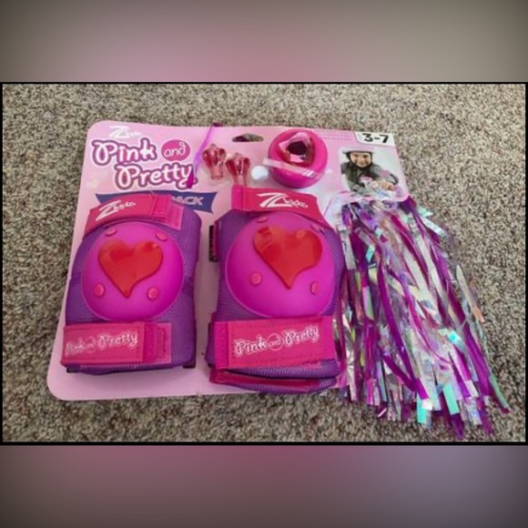Kids Pretty In Pink Pad SET
Elbow,knee And Streamer Bell - Picture 1 of 1